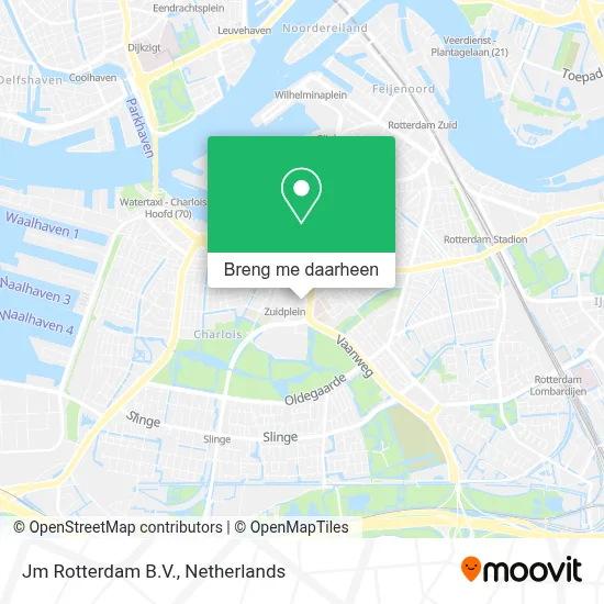 Jm Rotterdam B.V. kaart