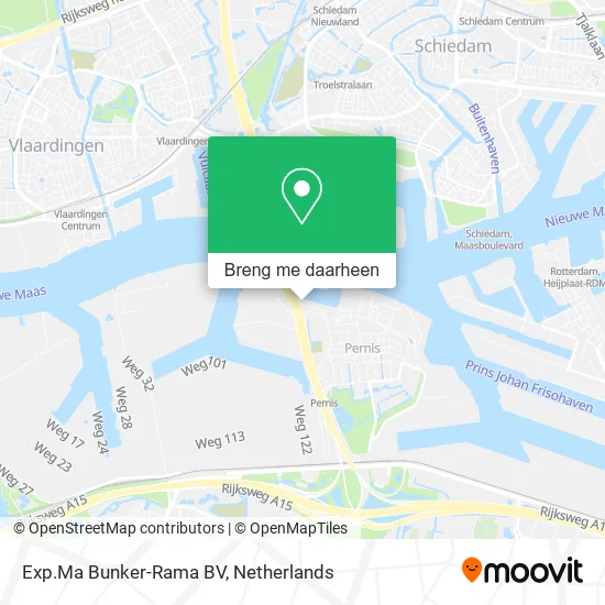 Exp.Ma Bunker-Rama BV kaart