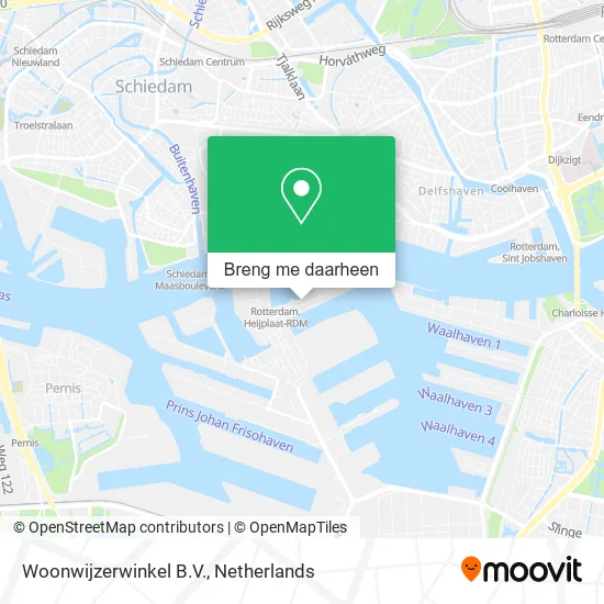 Woonwijzerwinkel B.V. kaart
