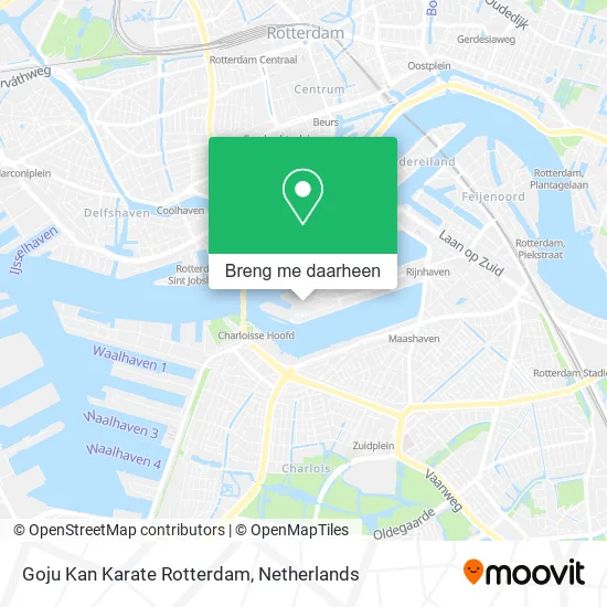 Goju Kan Karate Rotterdam kaart
