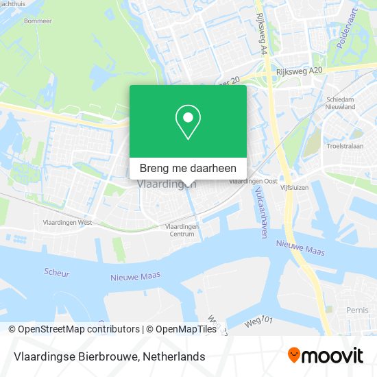 Vlaardingse Bierbrouwe kaart