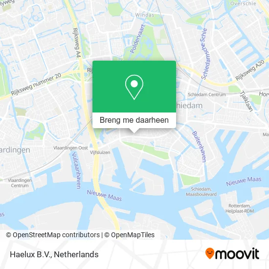 Haelux B.V. kaart