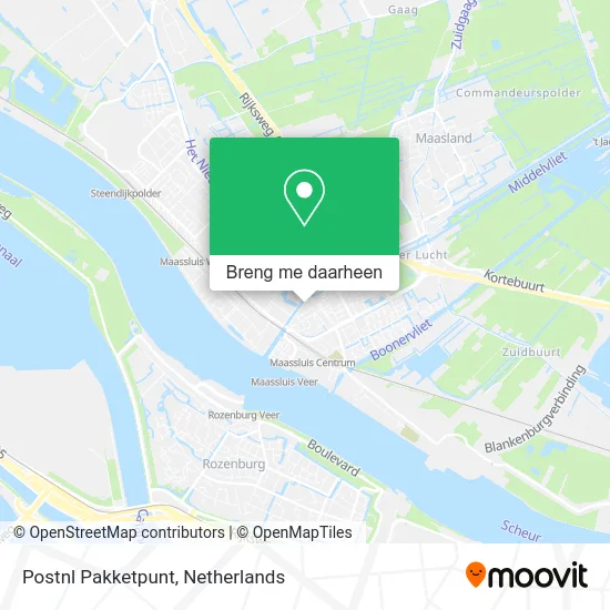 Postnl Pakketpunt kaart