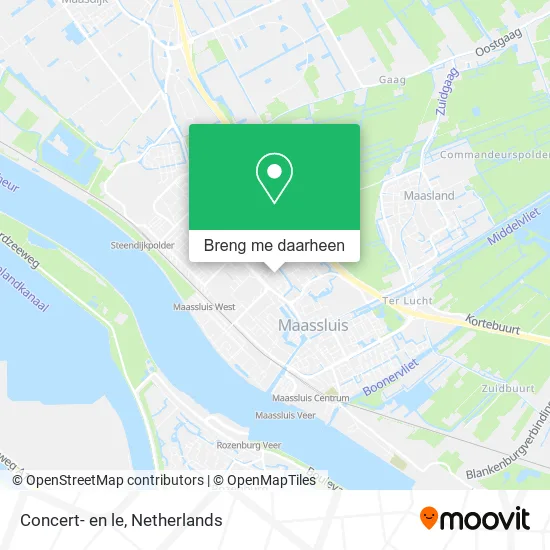 Concert- en le kaart