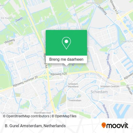 B. Gurel Amsterdam kaart