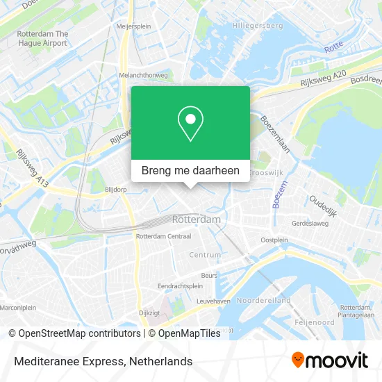 Mediteranee Express kaart