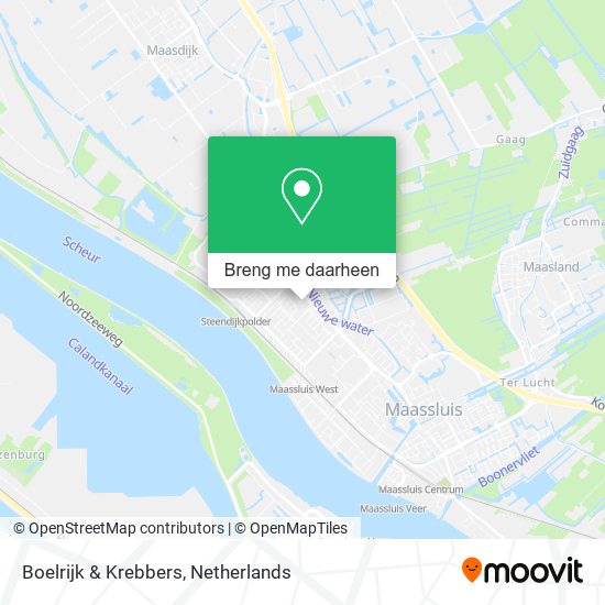 Boelrijk & Krebbers kaart