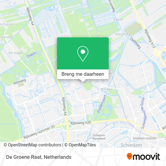 De Groene Raat kaart