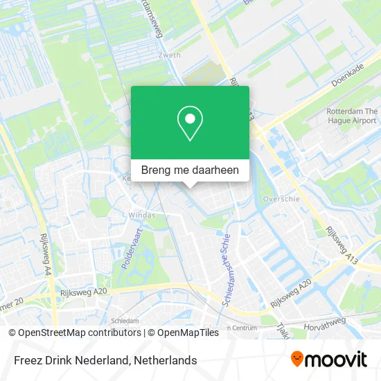 Freez Drink Nederland kaart