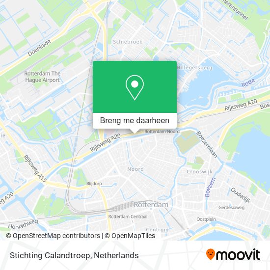 Stichting Calandtroep kaart