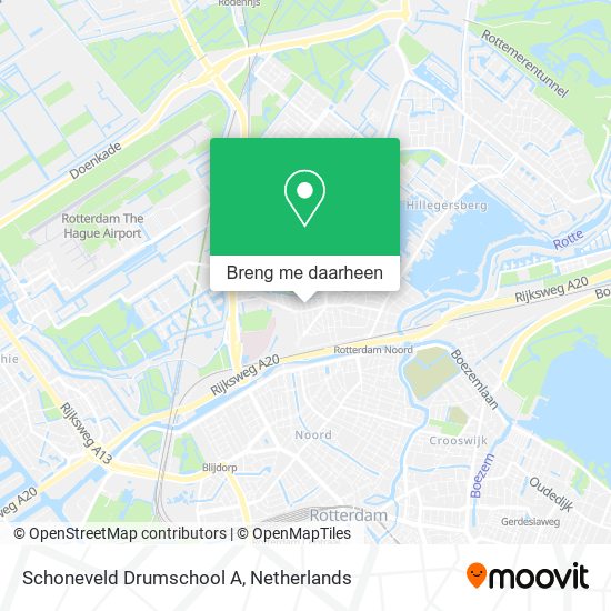 Schoneveld Drumschool A kaart