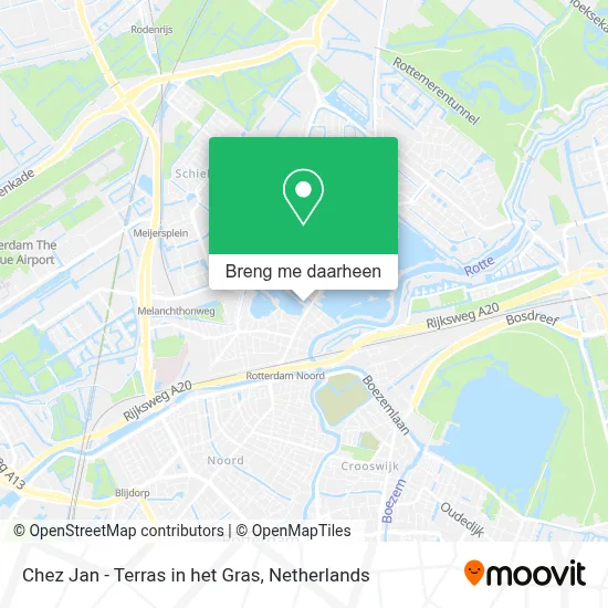 Chez Jan - Terras in het Gras kaart