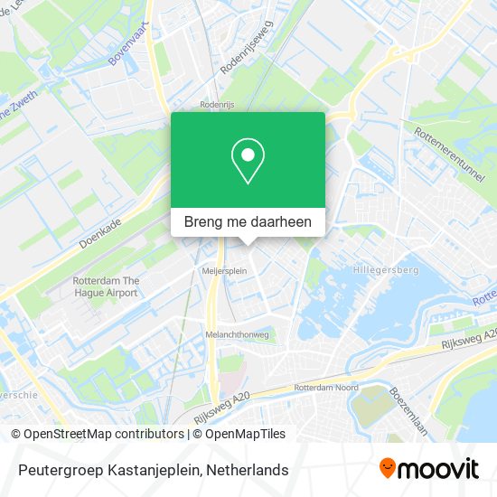 Peutergroep Kastanjeplein kaart