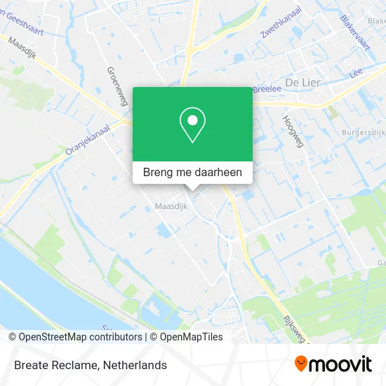 Breate Reclame kaart