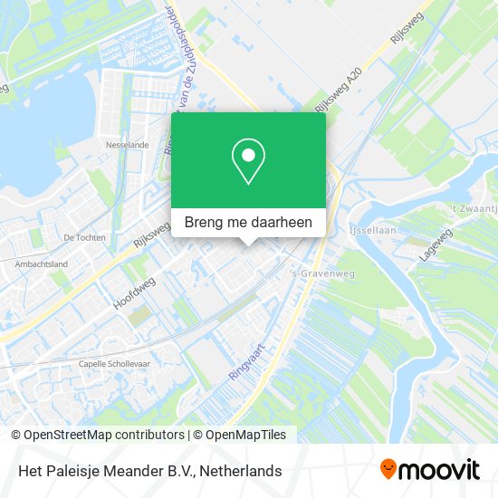 Het Paleisje Meander B.V. kaart