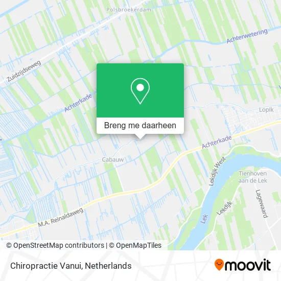 Chiropractie Vanui kaart
