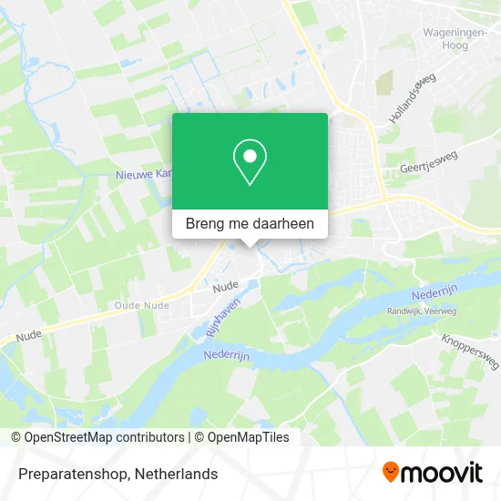 Preparatenshop kaart