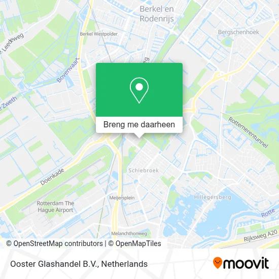Ooster Glashandel B.V. kaart
