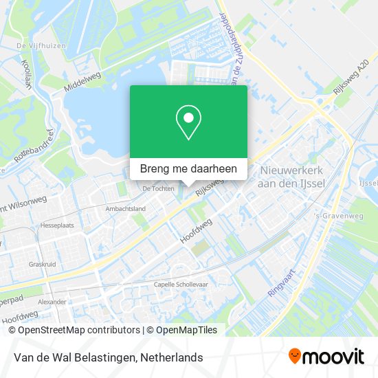 Van de Wal Belastingen kaart