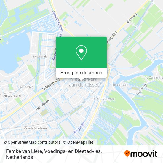 Femke van Liere, Voedings- en Dieetadvies kaart