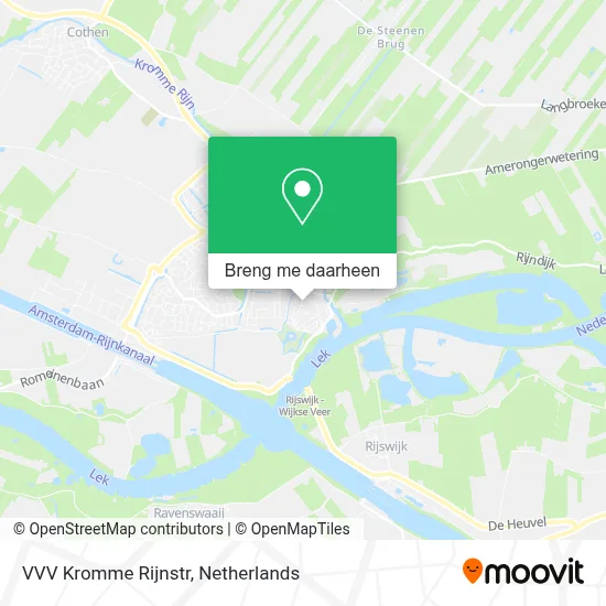 VVV Kromme Rijnstr kaart