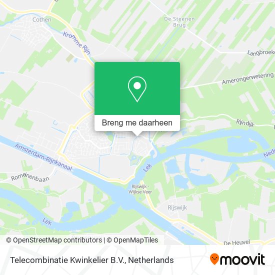 Telecombinatie Kwinkelier B.V. kaart