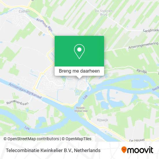 Telecombinatie Kwinkelier B.V. kaart