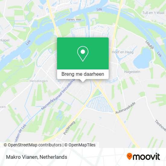 Makro Vianen kaart