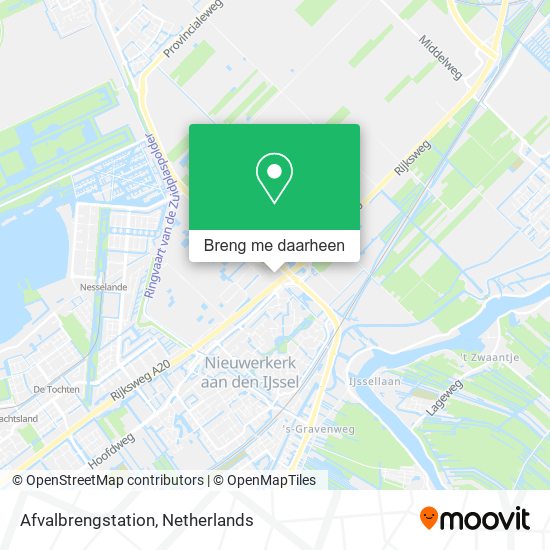 Afvalbrengstation kaart
