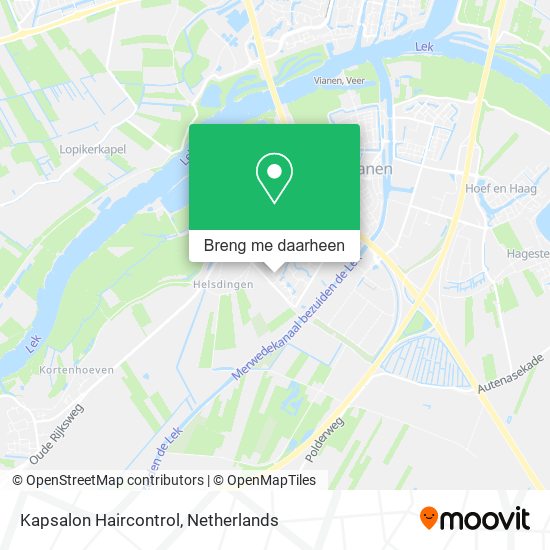Kapsalon Haircontrol kaart