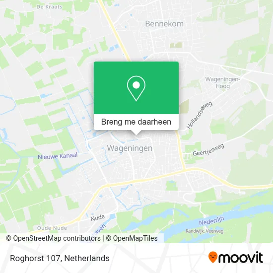 Roghorst 107 kaart