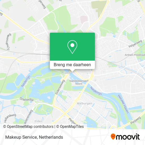 Makeup Service kaart