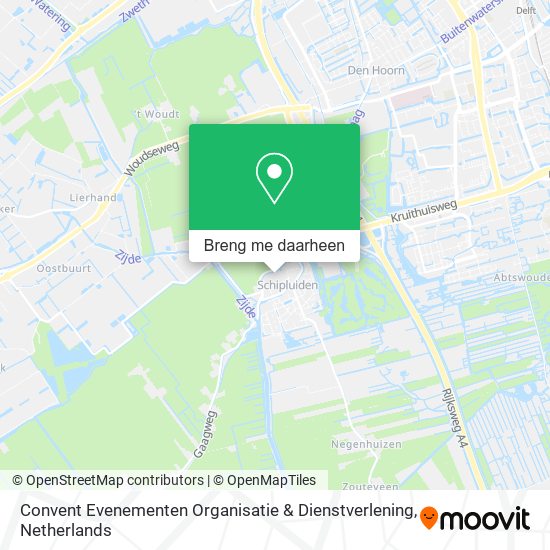 Convent Evenementen Organisatie & Dienstverlening kaart