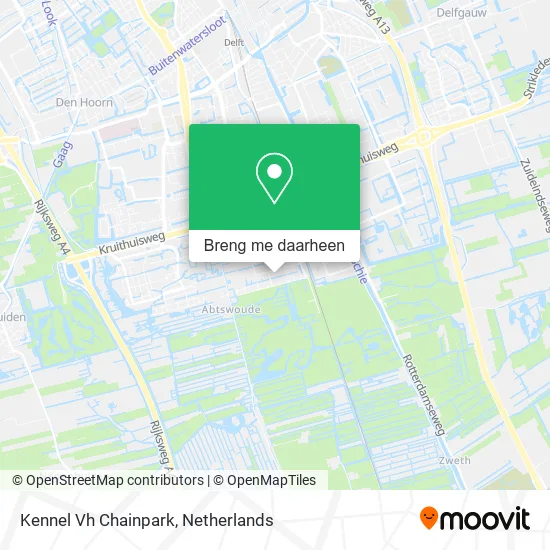 Kennel Vh Chainpark kaart