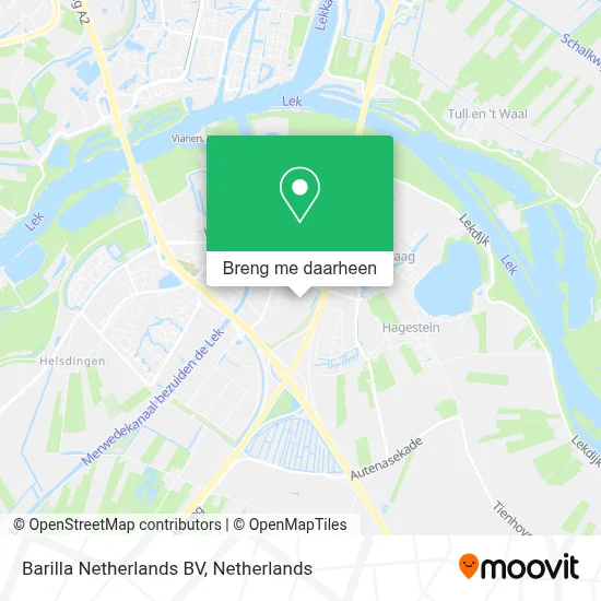 Barilla Netherlands BV kaart