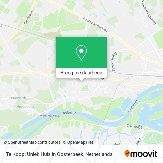Te Koop: Uniek Huis in Oosterbeek kaart