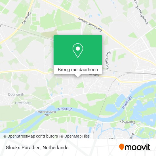 Glücks Paradies kaart