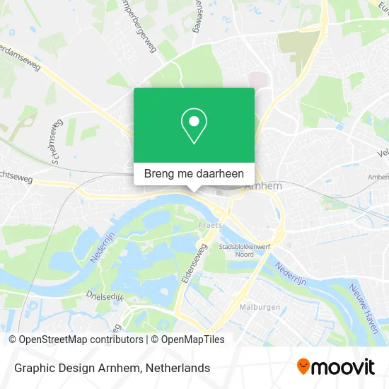 Graphic Design Arnhem kaart