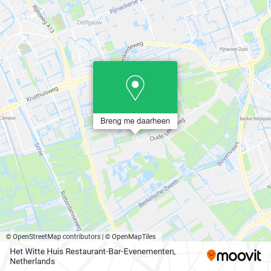 Het Witte Huis Restaurant-Bar-Evenementen kaart