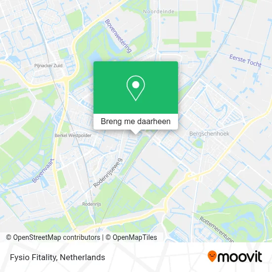 Fysio Fitality kaart
