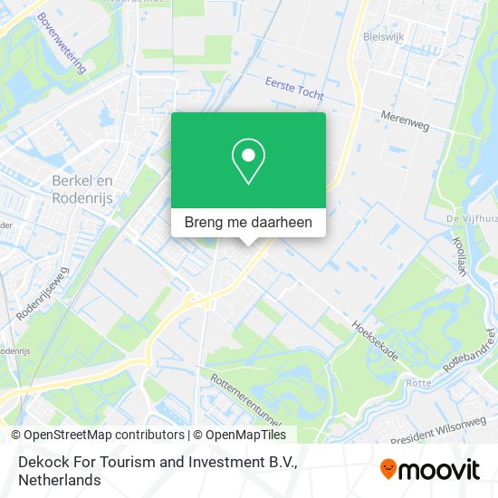 Dekock For Tourism and Investment B.V. kaart