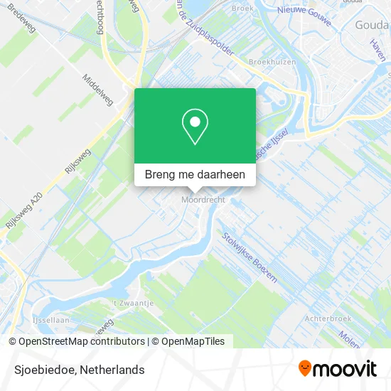 Sjoebiedoe kaart