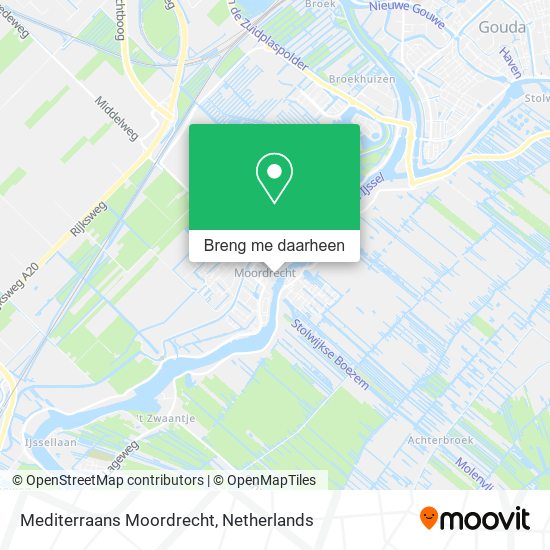 Mediterraans Moordrecht kaart
