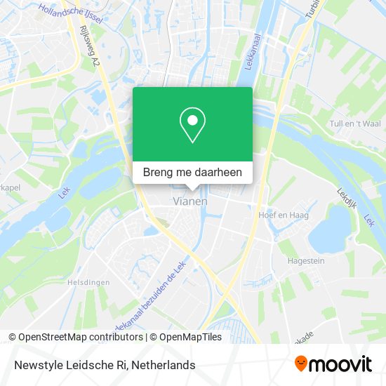 Newstyle Leidsche Ri kaart