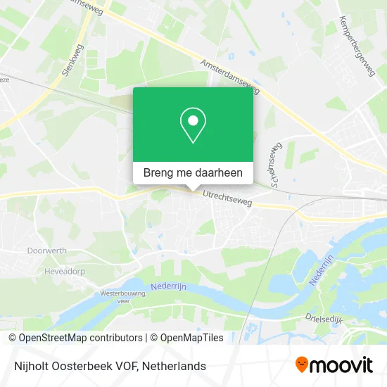 Nijholt Oosterbeek VOF kaart