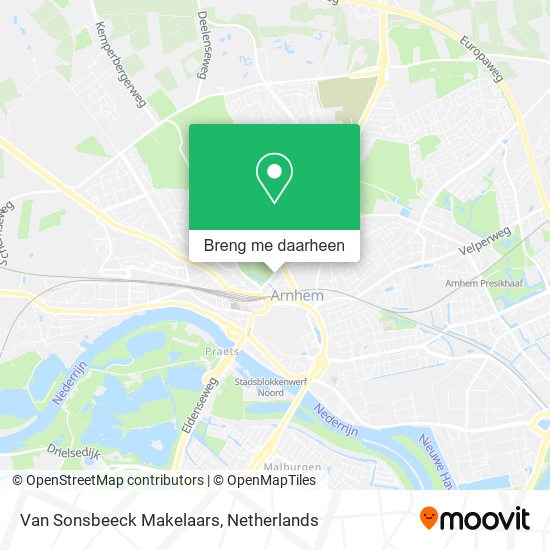 Van Sonsbeeck Makelaars kaart