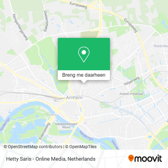 Hetty Saris - Online Media kaart