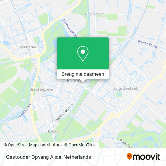 Gastouder Opvang Alice kaart