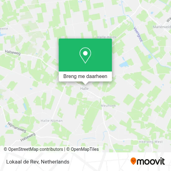 Lokaal de Rev kaart