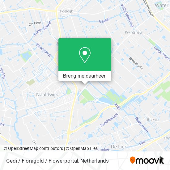 Gedi / Floragold / Flowerportal kaart